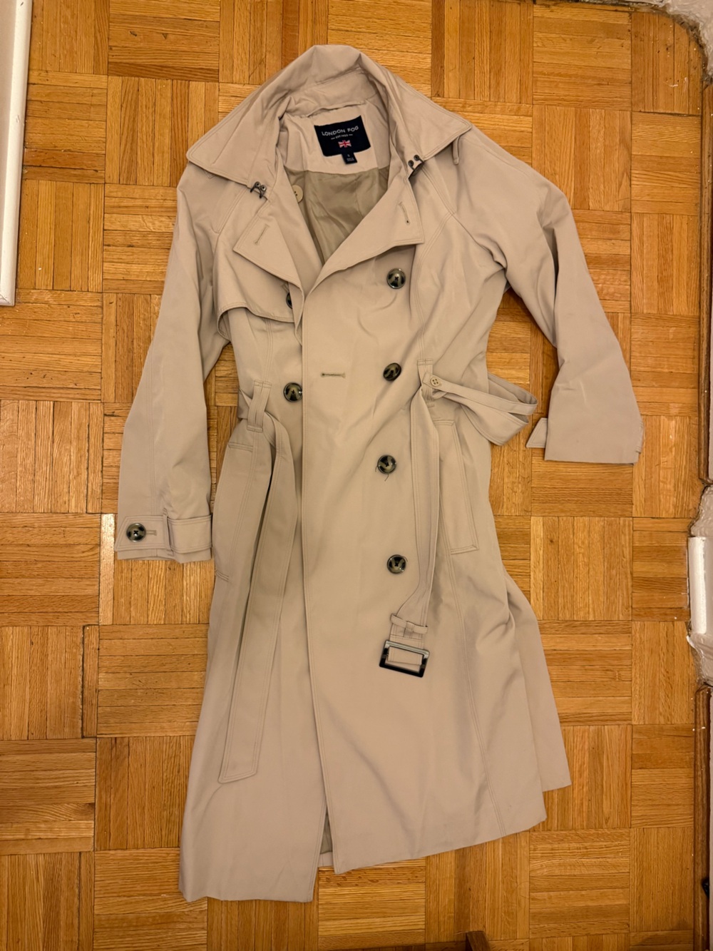 London Fog Women's Beige Trench Coat